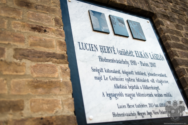 Lucien Hervé emléktábla