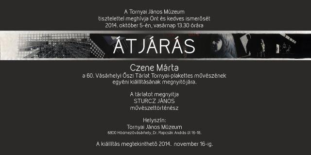 Czene Márta: Átjárás - meghívó